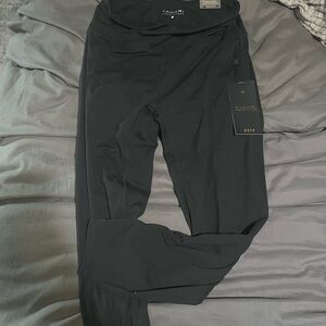 Tahari Black High-Rise Performance Leggings